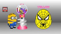 Learn Colors with NEW Surprise Eggs for Kids Toddlers Color Spiderman Surprise Learning