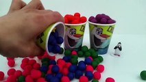 Play-Doh Gumballs Olaf Surprise Cups Luigi The Simpsons Spongebob Disney Frozen Elsa Toys