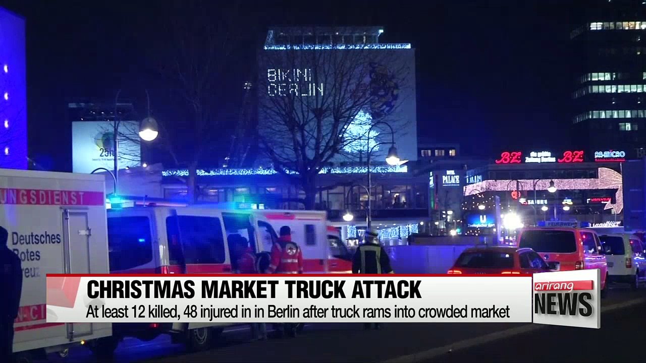 Berlin terror attack, Truck crashes into Christmas market killing 12