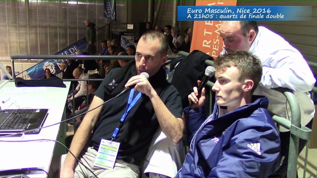 Quarts de finale double, Sport Boules, Euro Masculin, Nice 2016
