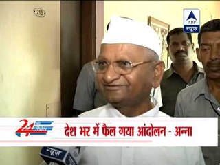 Agitation happening at 500 districts in the country: Anna Hazare