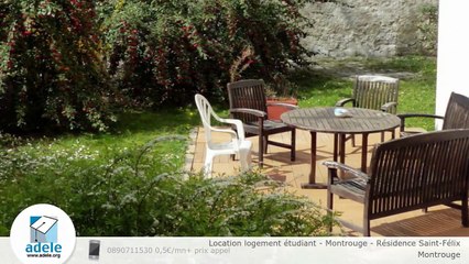 Location logement étudiant - Montrouge - Résidence Saint-Félix