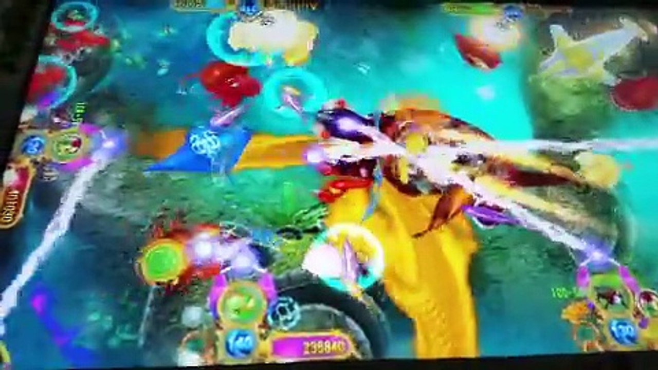 Win USD444444 dollars in USA 100% IGS Purple Thunder Dragon 2 Plus Fishing Game Machine