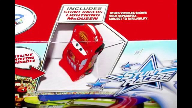 Cars Stunt Racers Double Decker Speedway Race Track Set Lightning McQueen Disney Pixar Cars