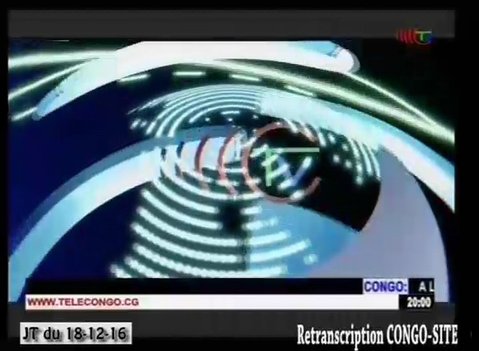 Journal de 20h TVCongo du Dimanche 18 décembre 2016 -By Congo-Site
