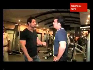 John Abraham gives tips to build a good physique to Star News' Siddharth Sharma