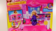 Barbie Glam Vacation House with Disneys Frozen Elsa and Princess Anna Dolls Play Doh Gifts