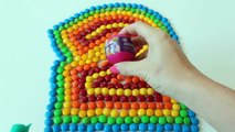 Learn Numbers! M&Ms Play-Doh Surprise Eggs Peppa Pig Disney Thomas LPS RainbowLearning (NEW)