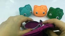 Learn Colours ,Guidance letters read with Play Dough Hello Kitty Shapes Molds Fun Creative for Kids