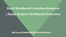 Excel Workbook Protection Removal - Easily Remove Workbook Protection