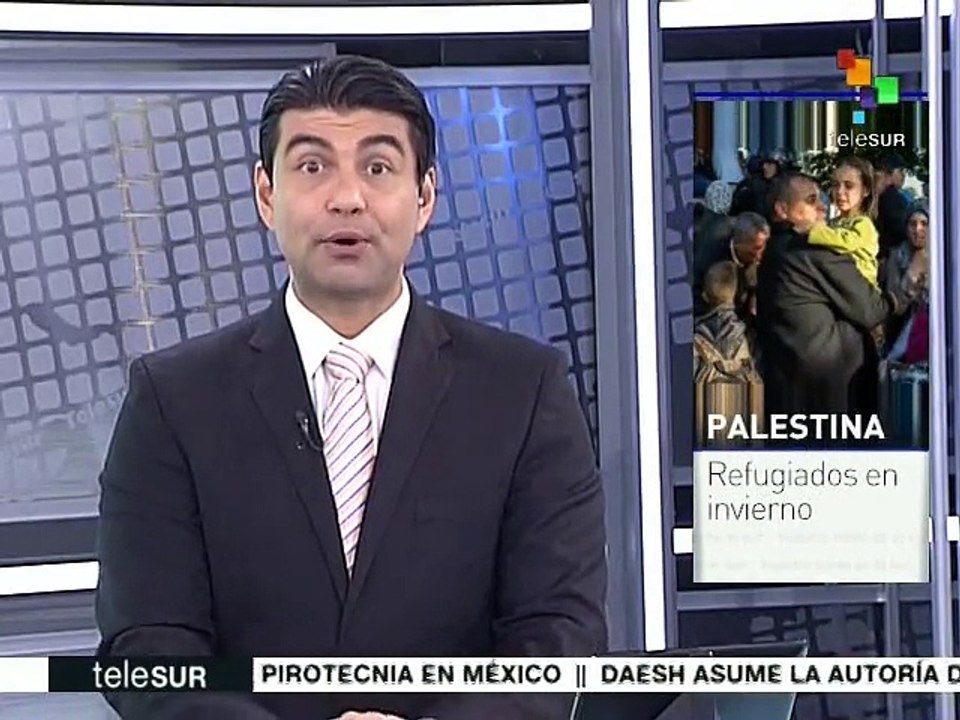 Invierno afecta a palestinos sin viviendas por ataques israelíes