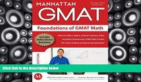 Buy Manhattan GMAT Foundations of GMAT Math, 5th Edition (Manhattan GMAT Preparation Guide: