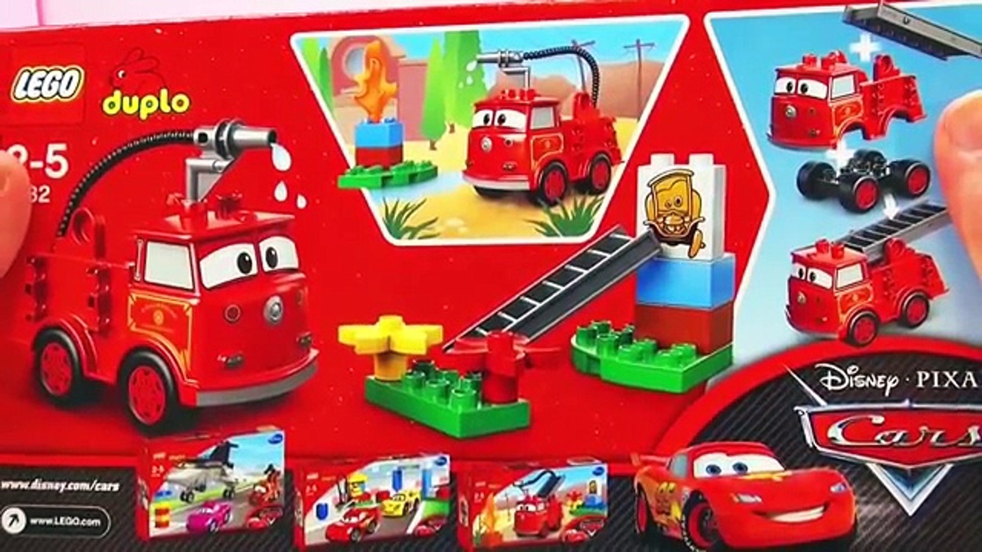 Lego 乐高cars 迪士尼汽车总动员可爱消防车玩具组套装拆箱展示 Video Dailymotion