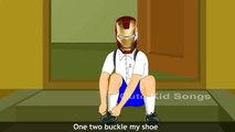 Cartoon One Two Buckle My Shoe Rhymes For Kids | 3D Animation Rhymes With Lyrics | Best Animation