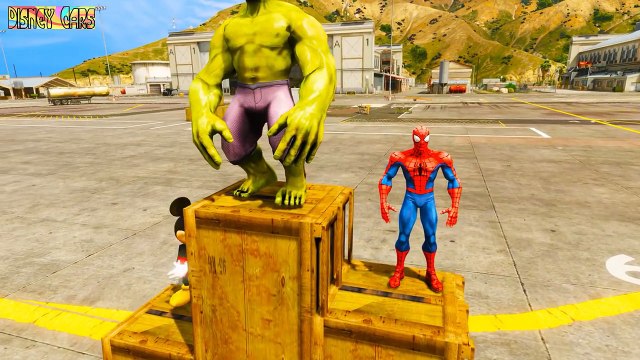 Spiderman Joker Hulk Mickey in the Funny Poo Match Toilet Prank Children Cartoon