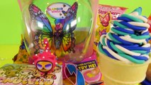 Play Doh Ice Cream Surprise Toys Kinder Eggs Donutella Live Pets Butterfly Playdough Creations