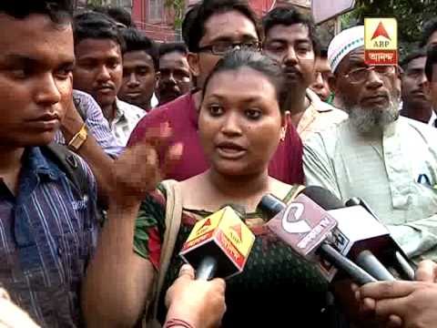 SFI leader Sudipta Ghosh pushed off bus by police ,alleges an eyewitness