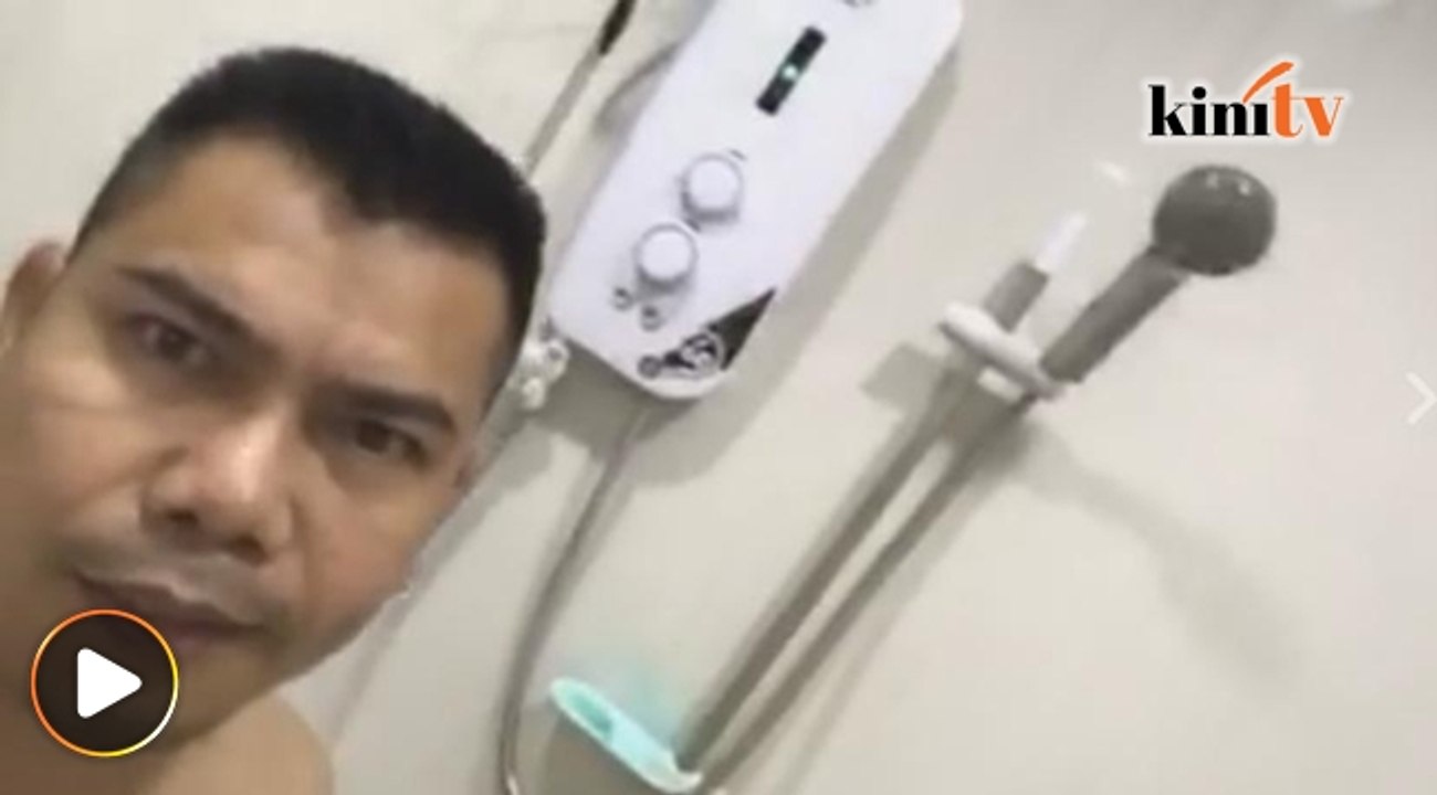 "Nak mandi air pun tak ada," kata Jamal dalam video