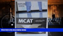 Best Price KTPA MCAT Verbal Reasoning and Writing Kaplan On Audio