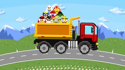 PIXEL SuperHero Surprise Eggs Learn Street Vehicles - Police Car Ambulance Fire Truck Cars for Kids