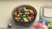 Peppa Pig Baby Bath Time M&Ms Chocolate Candy How to Bath Baby Videos