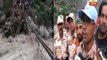 Rescue operation at gobind ghat.ITBP rescued stranded Hemkund pilgrims