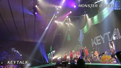 161126 「日テレ HALLOWEEN LIVE 2016 DAY1」KEYTALK ♪　MONSTER DANCE(後半ももちバックダンサー)