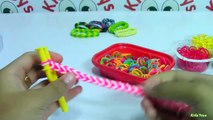 Cra-Z-Loom Bands Bracelets - My First Fishtail Loom Bracelets-part 2