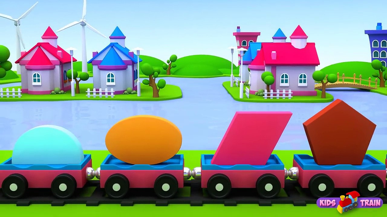 Learn Shapes with the Shapes Train | Shapes Song | 2D Shapes