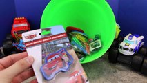 Blaze and the Monster Machines GIANT Surprise Egg Play Doh Symbol with Disney Cars Mater