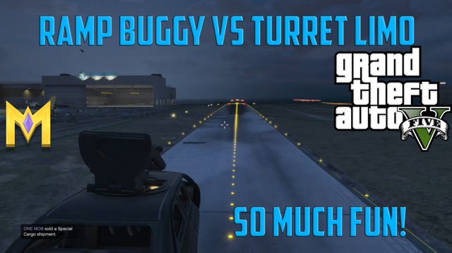 GTA 5 Online Ramp Buggy vs Turret Limo - SO MUCH FUN - GTA 5 Ramp Buggy