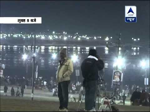 Devotees take holy dip at Maha Kumbh on Paush Purnima