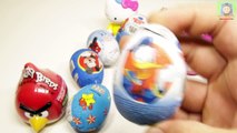 20 Surprise Eggs Ep.12 Angry Birds Monsters Cars Thomas and Friends Spiderman Disney Princess Kinder