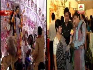 Prabase pujo: Saptami sandharati in Singapur