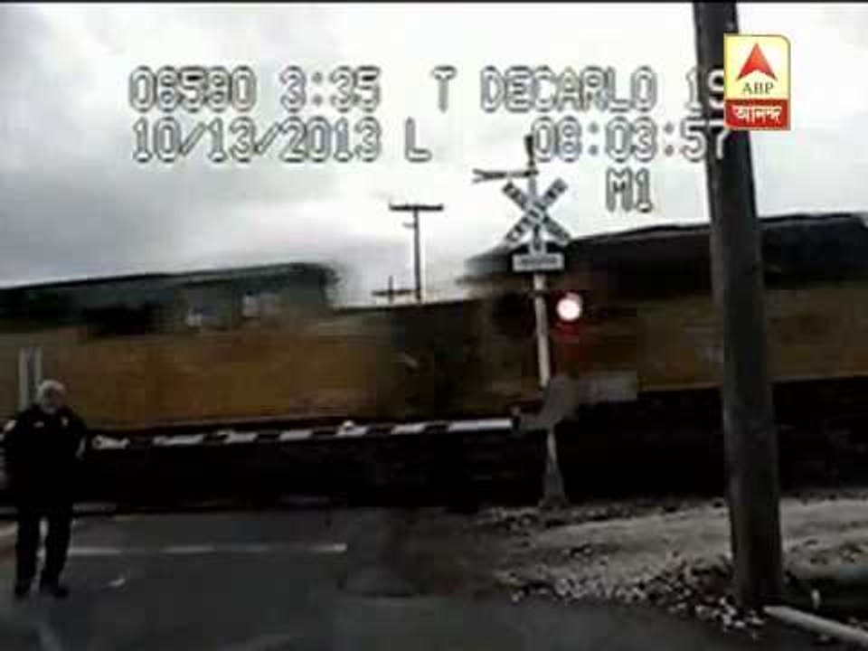 A woman miraculously survives after car hit by...
