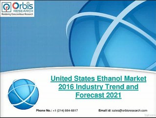 United States Ethanol Industry 2016 Research Report