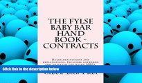 Best Price The FYLSE BABY BAR HAND BOOK - Contracts: Rules,definitions and explanations. Includes