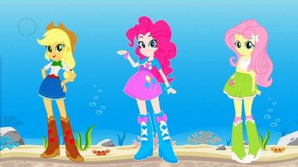 Tải video: My Little Pony Equestria Girls Transforms Into Mermaids Rainbow Dash Rarity Fluttershy Compilation