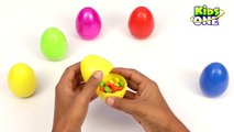 Learn To Count Make Numbers 1 to 10 with Colorful M&M Candies Surprise Egg Numbers