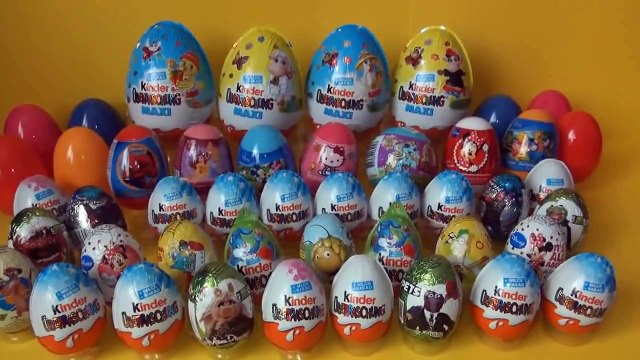 40 Киндер сюрпризов Маша и Медведь Kinder Surprise eggs Микки Маус Дональд Дак Kinder Sorpresa