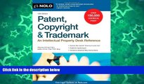 Buy Richard Stim Attorney Patent, Copyright   Trademark: An Intellectual Property Desk Reference
