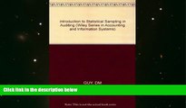 Best Price Introduction to Statistical Sampling in Auditing (Wiley series in accounting