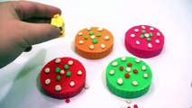 LEARN COLORS WITH PLAY DOH EGGS CAKE!!!!!- Kinder Peppa pig español Surprise eggs cake rainbow toys-W0rUxyo5