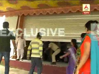 TMC allegedly tried to capture a booth of FC block in Saltlake by bringing down the shutter