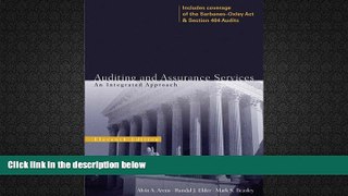 Best Price Auditing and Assurance Services: An Integrated Approach (11th Edition) Alvin A Arens