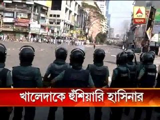 Shekh Hasina challenges opposition leader Khaleda Zia