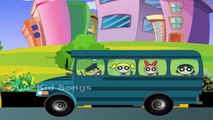 The Wheels On The Bus English Rhyme With Lyric For Kids | Nursery Rhymes For Children | Top Rhymes