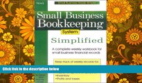 Best Price Small Business Bookkeeping System Simplified (Small Business Made Simple) Daniel Sitarz
