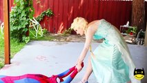 SHARK Attacks Princess Rapunzel! w Minnie Mouse, Frozen Elsa, Spiderman, Paw Patrol Zuma, Venom &am