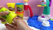 Play Doh / 6 neue Play Doh Dosen Demo in der Softeismaschine / buntes Eis aus Knete herstellen
